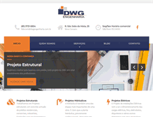 Tablet Screenshot of dwgengenharia.net